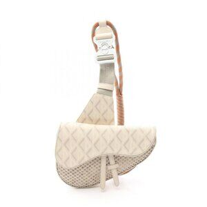 Dior Waist Bag Nautic Saddle CD Diamond Cream Canvas CD